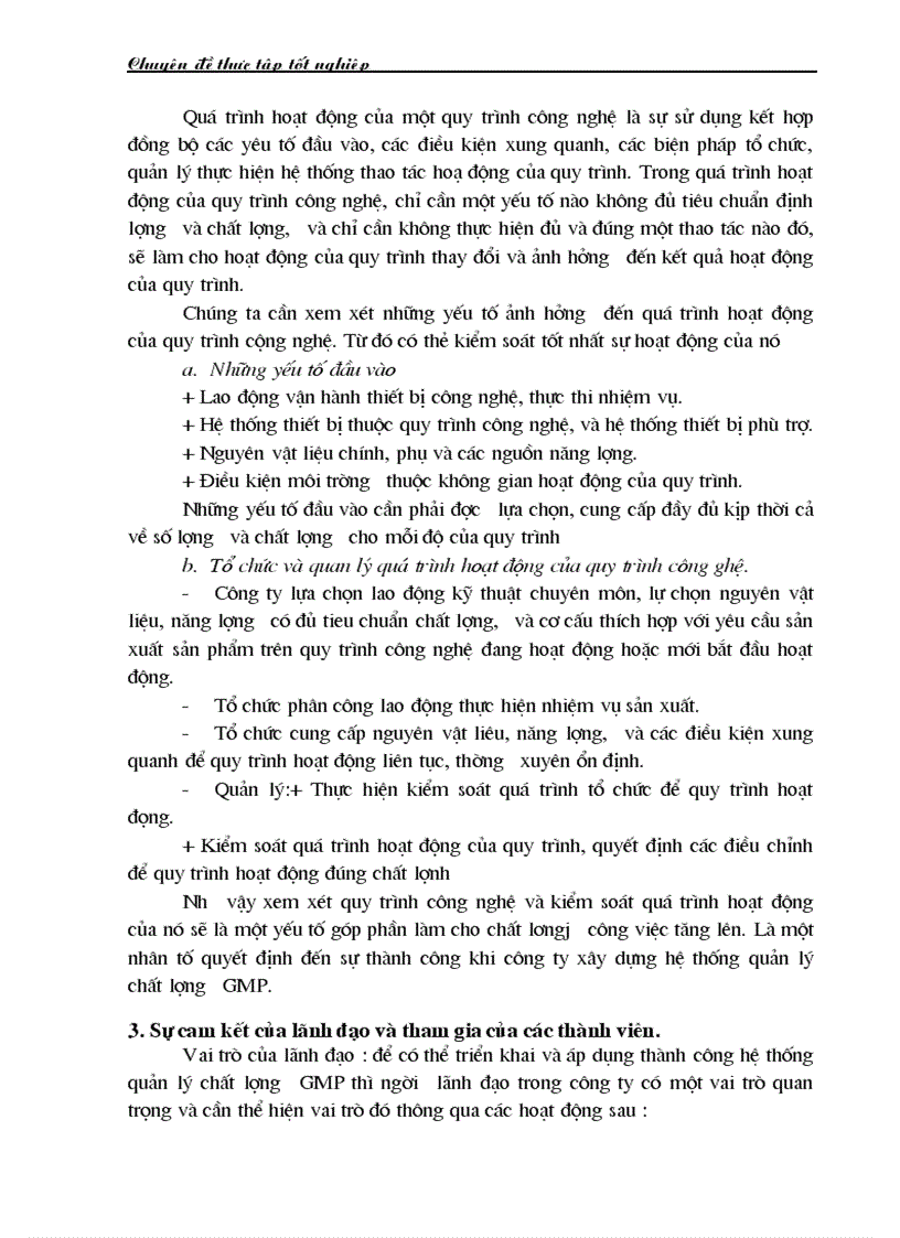 image for page Triển khai áp dụng hệ thống quản lý chất lượng GMP tại công ty Cổ phần dược phẩm Hà Nội