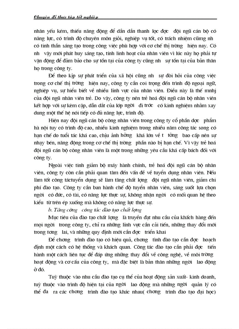 image for page Triển khai áp dụng hệ thống quản lý chất lượng GMP tại công ty Cổ phần dược phẩm Hà Nội