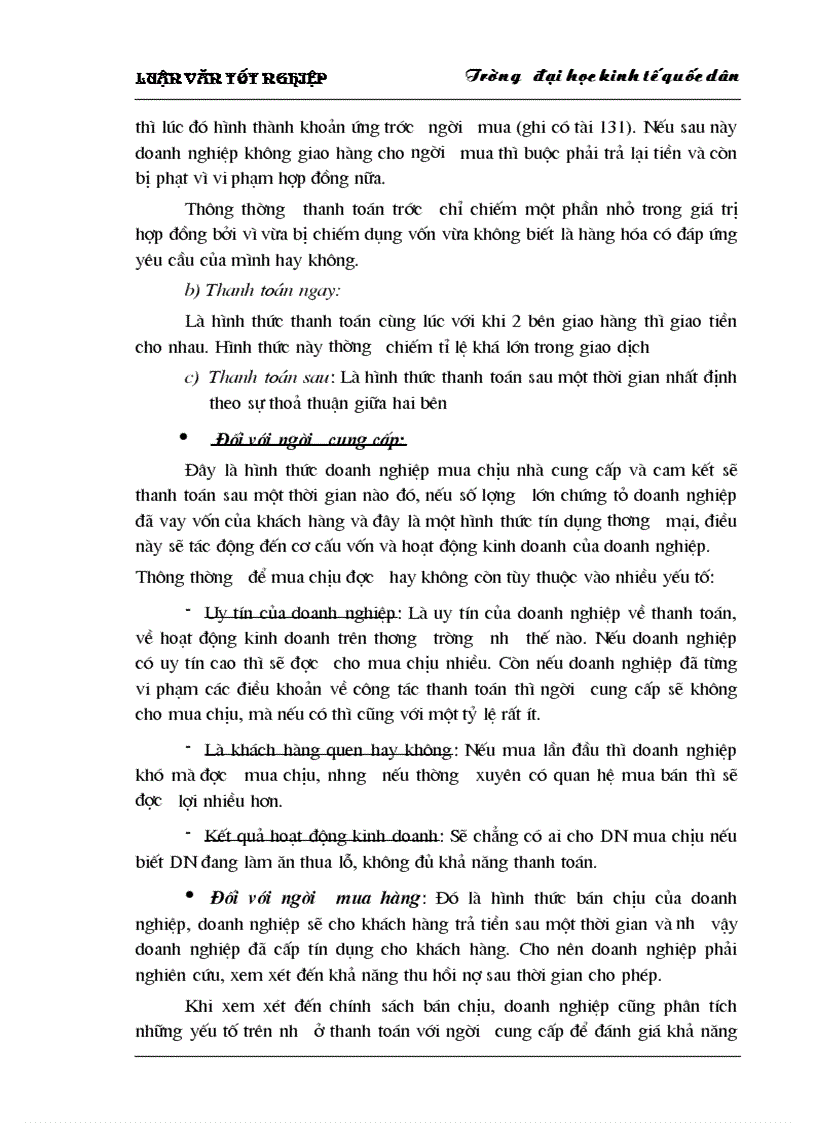image for page Một số biện pháp nhằm hoàn thiện hoạt động thanh toán trong kinh doanh tại công ty XNK máy hà nội