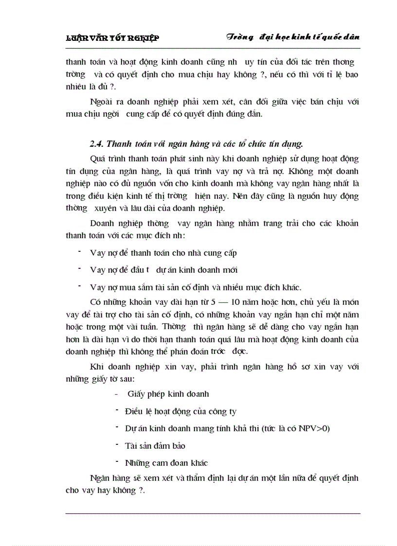image for page Một số biện pháp nhằm hoàn thiện hoạt động thanh toán trong kinh doanh tại công ty XNK máy hà nội