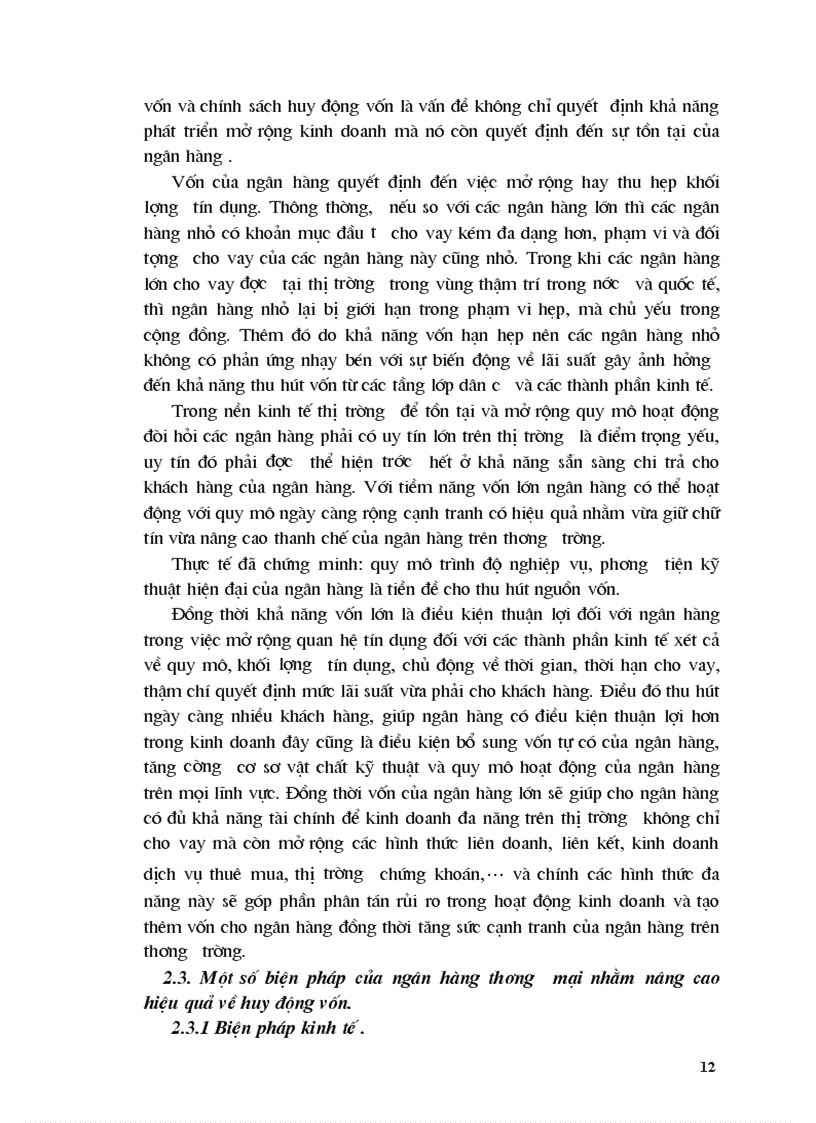image for page Giải Pháp nâng cao hiệu quả hoạt động huy động huy động vốn và kế toán huy động vốn tại ngân hàng nông nghiệp và phát triển nông thôn huyện chí linh tỉnh hải dương
