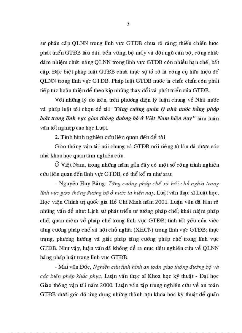 image for page Tăng cường quản lý nhà nước bằng pháp luật trong lĩnh vực giao thông đường bộ ở Việt Nam hiện nay