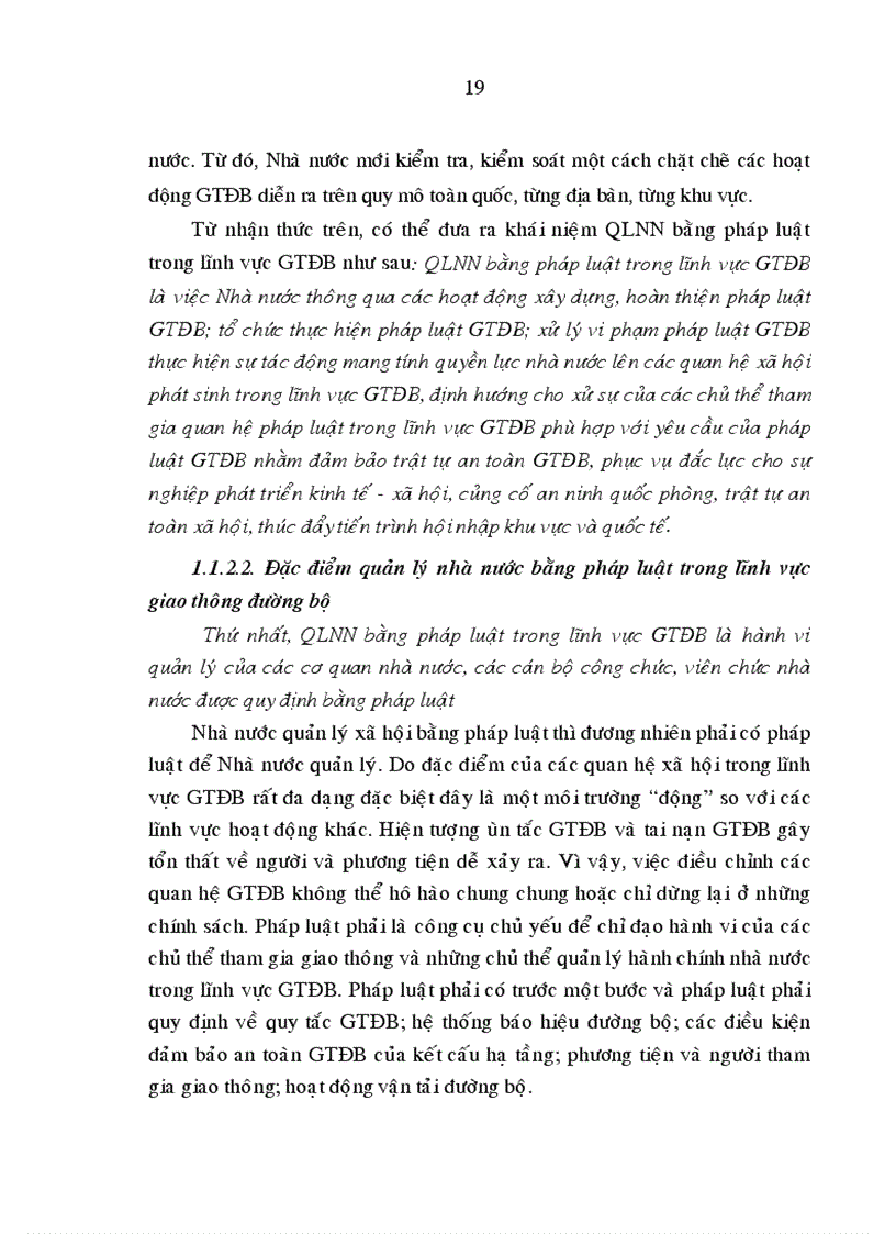 image for page Tăng cường quản lý nhà nước bằng pháp luật trong lĩnh vực giao thông đường bộ ở Việt Nam hiện nay
