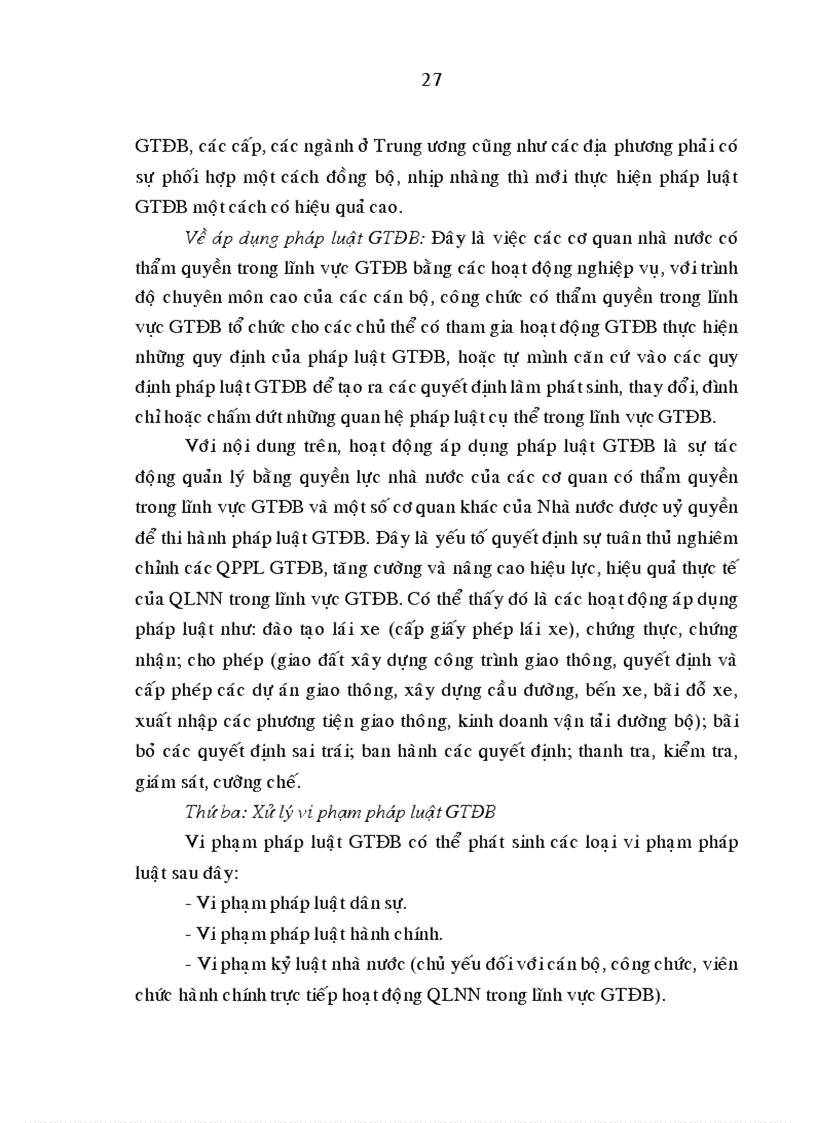 image for page Tăng cường quản lý nhà nước bằng pháp luật trong lĩnh vực giao thông đường bộ ở Việt Nam hiện nay
