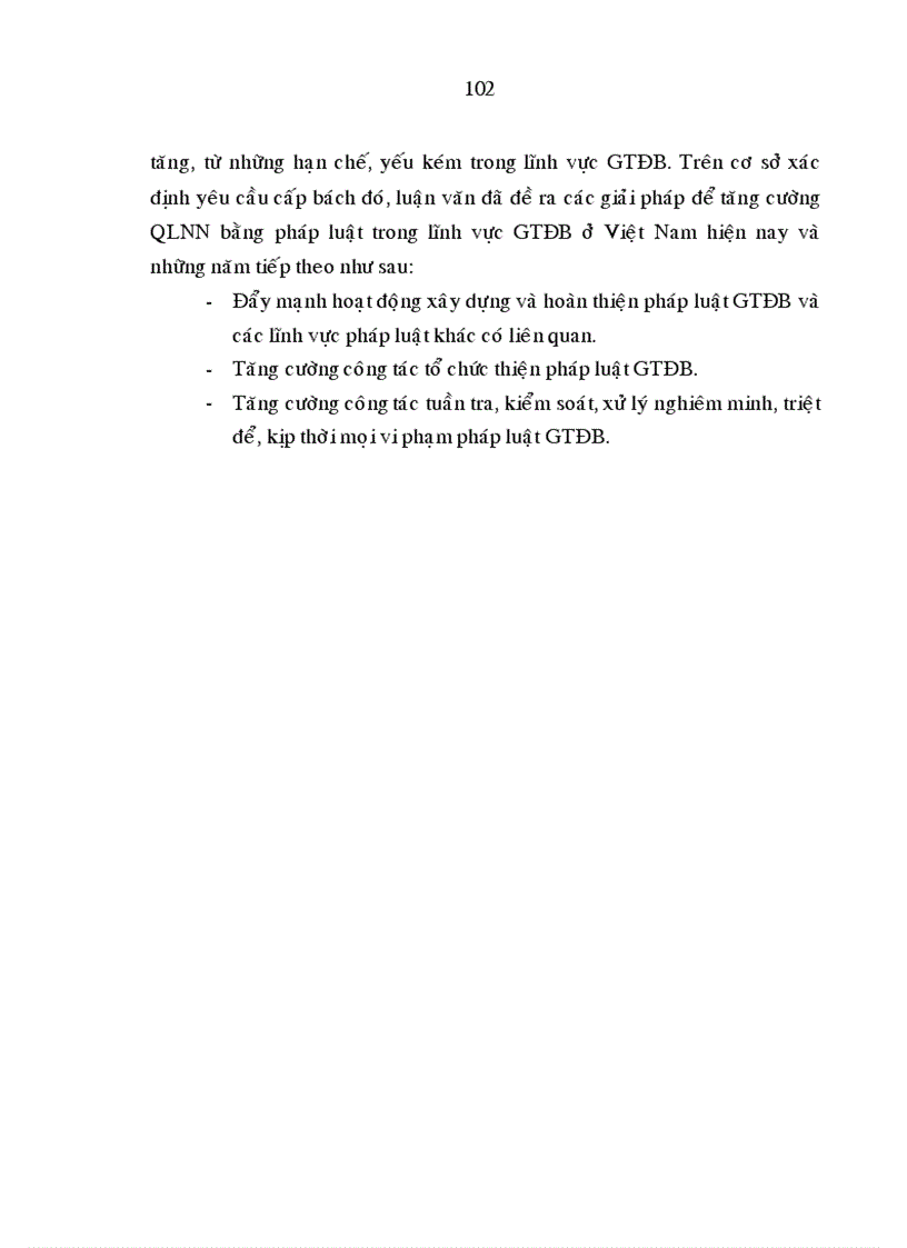 image for page Tăng cường quản lý nhà nước bằng pháp luật trong lĩnh vực giao thông đường bộ ở Việt Nam hiện nay