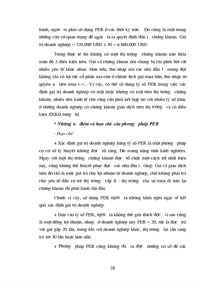 image for page Xác định giá trị doanh nghiệp và các yếu tố tác động tới giá trị doanh nghiệp