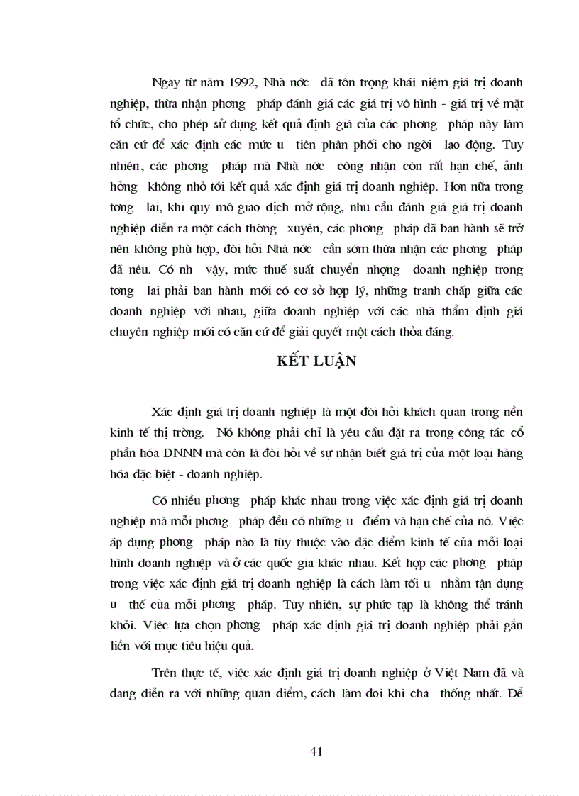 image for page Xác định giá trị doanh nghiệp và các yếu tố tác động tới giá trị doanh nghiệp