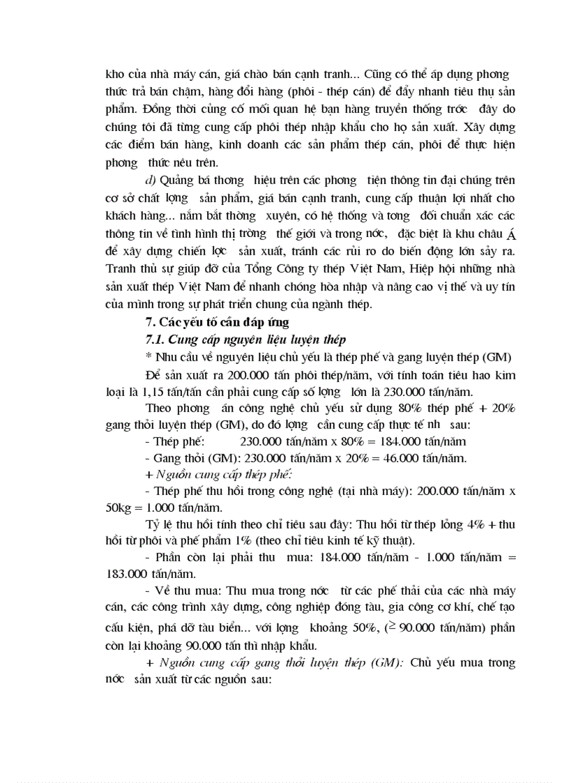 image for page Dự án đầu tư Nhà máy sản xuất phôi thép vuông 200 000 tấn năm công ty cổ phần thép đình vũ thành phố hải phòng