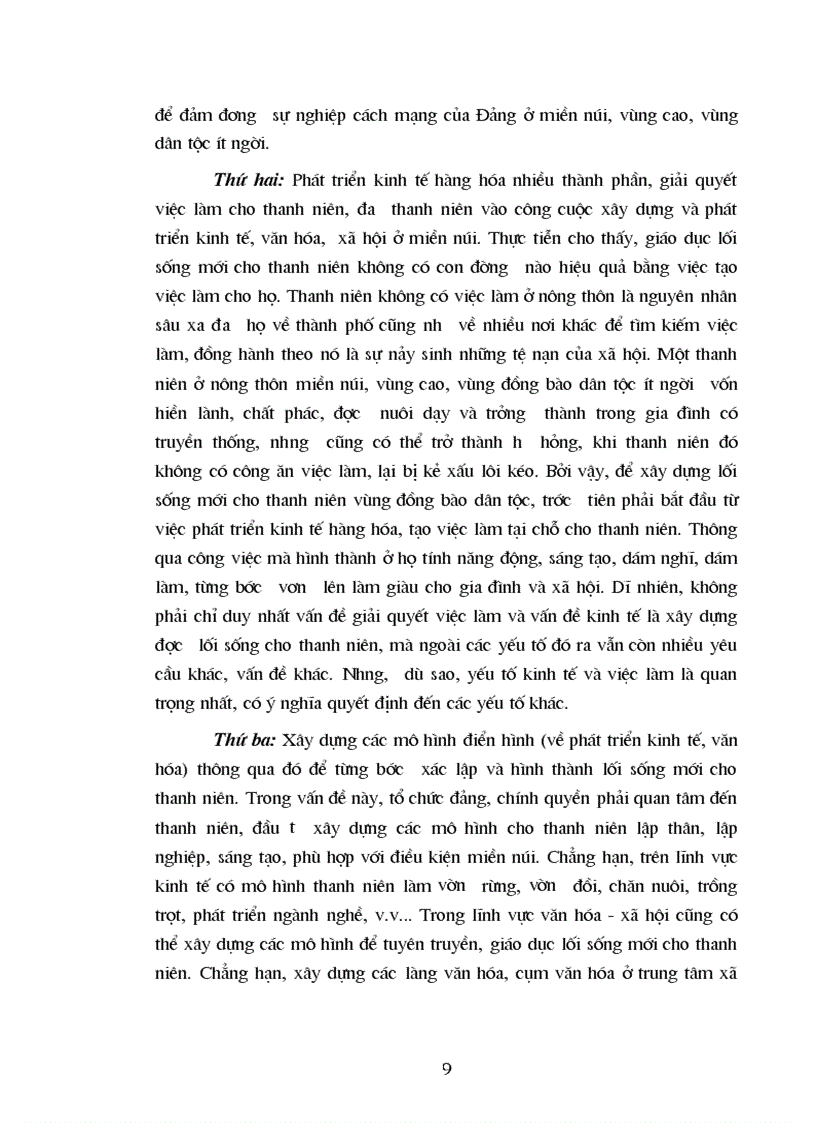 image for page Giáo dục lối sống mới cho thanh niên ở vùng đồng bào dân tộc ít người hiện nay