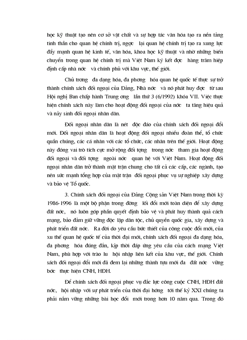 image for page Những thành tựu và kinh nghiệm hoạt động đối ngoại dưới sự lãnh đạo của Đảng trong 10 năm đổi mới