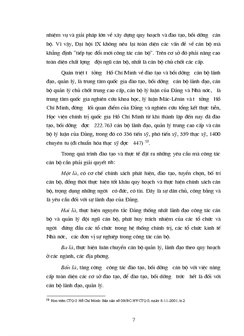 image for page Đào tạo bồi dưỡng đội ngũ cán bộ lãnh đạo theo tư tưởng Hồ Chí Minh