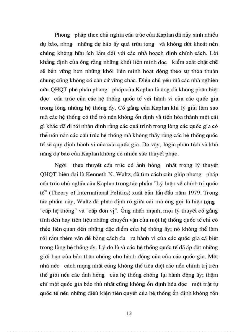 image for page Nội dung cơ bản của chủ nghĩa hiện thực về quan hệ quốc tế và một số nhận xét