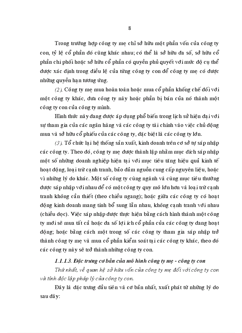 image for page Hoàn thiện tổ chức quản lý ở Tổng công ty Khánh Việt theo mô hình công ty mẹ công ty con