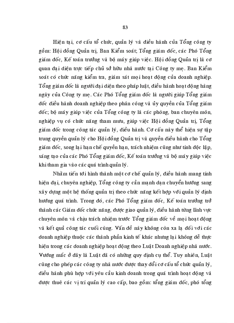 image for page Hoàn thiện tổ chức quản lý ở Tổng công ty Khánh Việt theo mô hình công ty mẹ công ty con