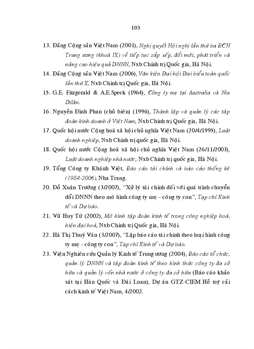 image for page Hoàn thiện tổ chức quản lý ở Tổng công ty Khánh Việt theo mô hình công ty mẹ công ty con