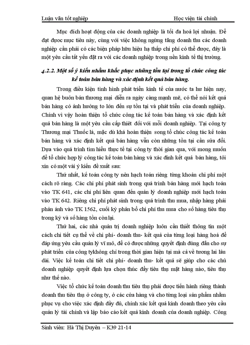 image for page Một số ý kiến nhằm hoàn thiện công tác kế toán bán hàng và xác định kết quả bán hàng ở công ty Thương mại Thuốc lá 1