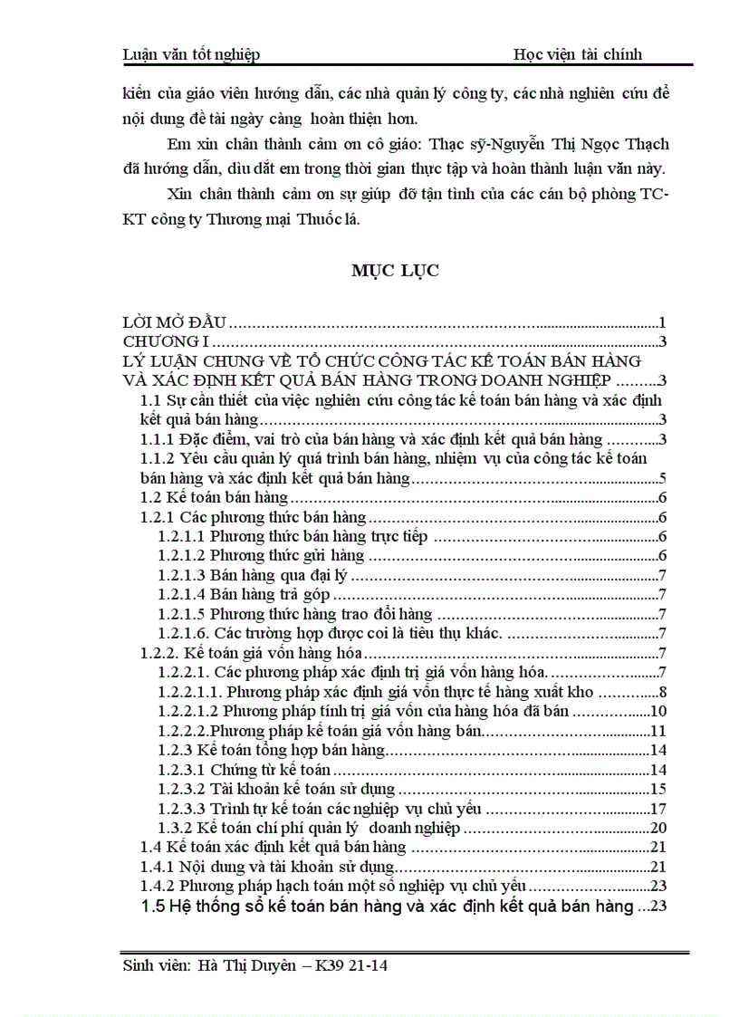 image for page Một số ý kiến nhằm hoàn thiện công tác kế toán bán hàng và xác định kết quả bán hàng ở công ty Thương mại Thuốc lá 1