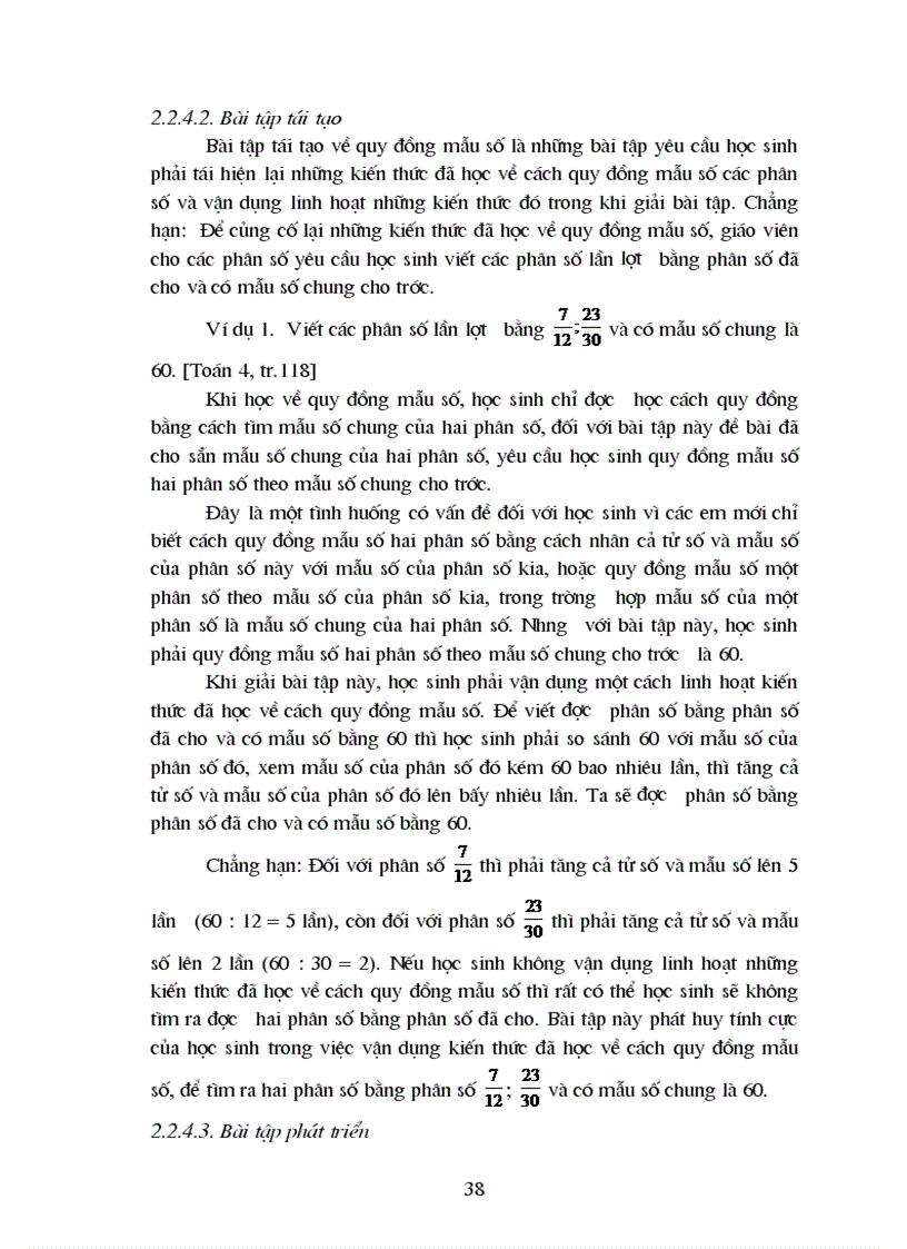 image for page Xây dựng hệ thống bài tập chủ đề Phân số cho học sinh lớp 4 theo hướng tích cực hoá hoạt động học tập của học sinh