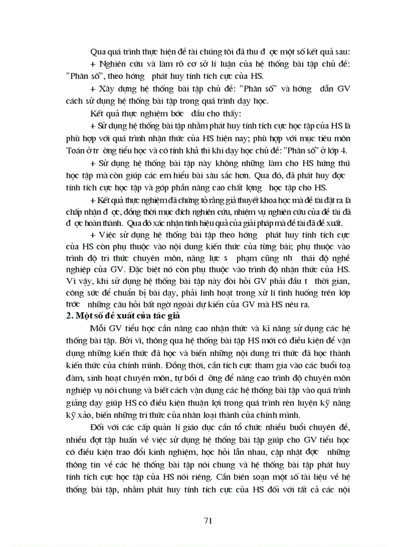 image for page Xây dựng hệ thống bài tập chủ đề Phân số cho học sinh lớp 4 theo hướng tích cực hoá hoạt động học tập của học sinh 1