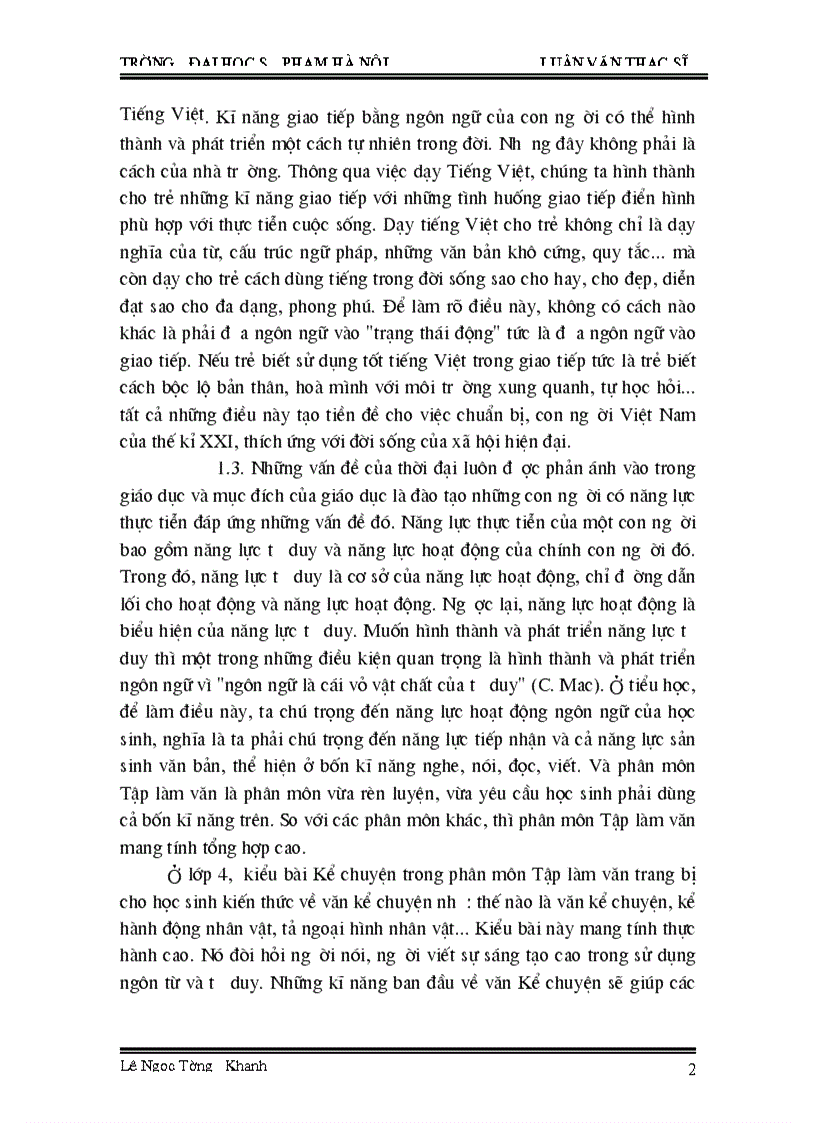 image for page Rèn kĩ năng kể chuyện trong phân môn Tập làm văn lớp 4 theo hướng giao tiếp