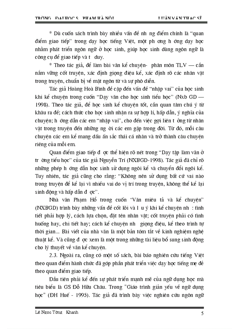 image for page Rèn kĩ năng kể chuyện trong phân môn Tập làm văn lớp 4 theo hướng giao tiếp