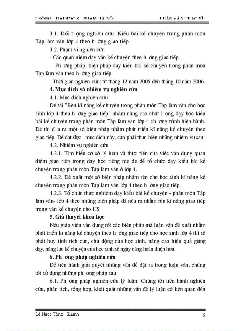 image for page Rèn kĩ năng kể chuyện trong phân môn Tập làm văn lớp 4 theo hướng giao tiếp