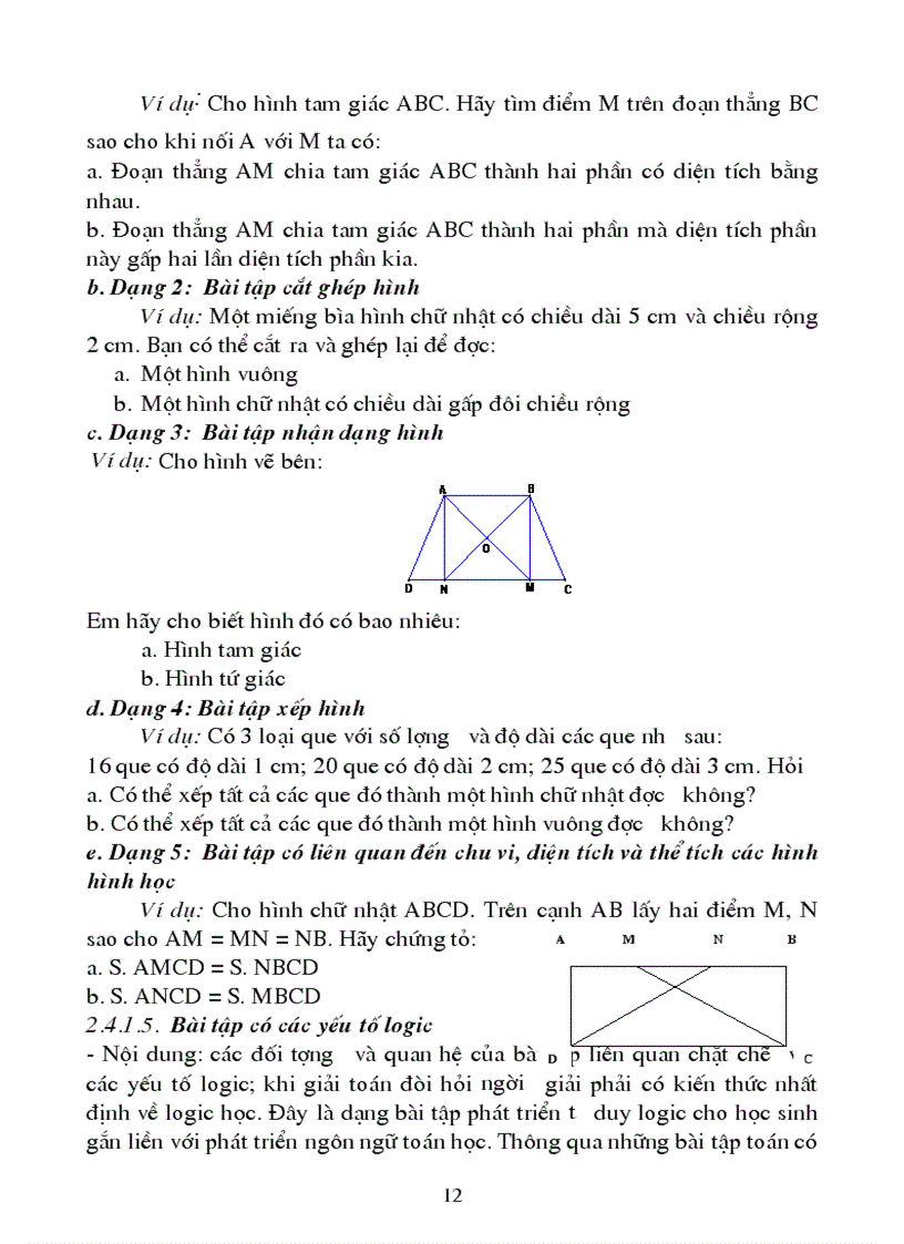 image for page Xây dựng và sử dụng hệ thống bài tập có nội dung hình học để bơước đầu rèn luyện tơư duy logic cho học sinh lớp 5