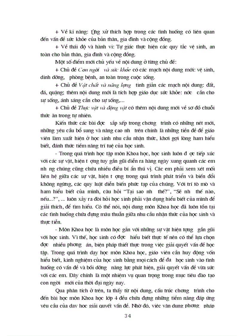 image for page Vận dụng phương pháp dạy học giải quyết vấn đề vào dạy học môn Khoa học lớp 4