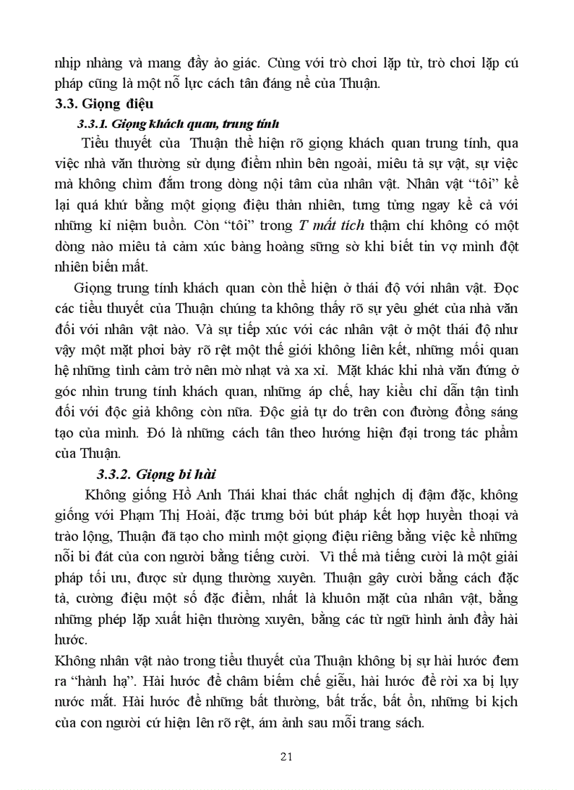 image for page Hướng cách tân của tiểu thuyết của Thuận