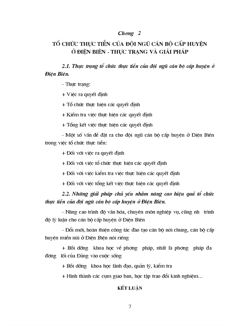 image for page Vấn đề tổ chức thực tiễn của cán bộ cấp huyện ở Điện Biên hiện nay