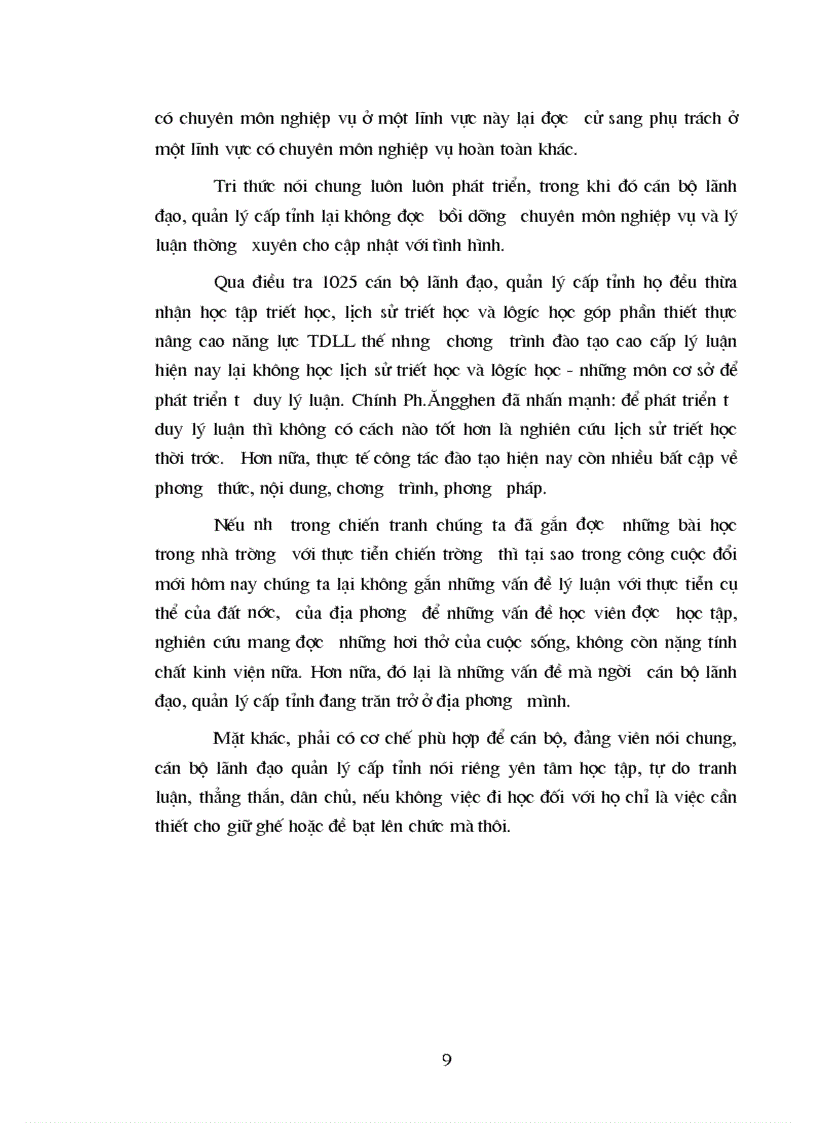 image for page Tư duy kinh nghiệm tư duy giáo điều trong cán bộ l nh đạo quản lý cấp tỉnh hiện nay