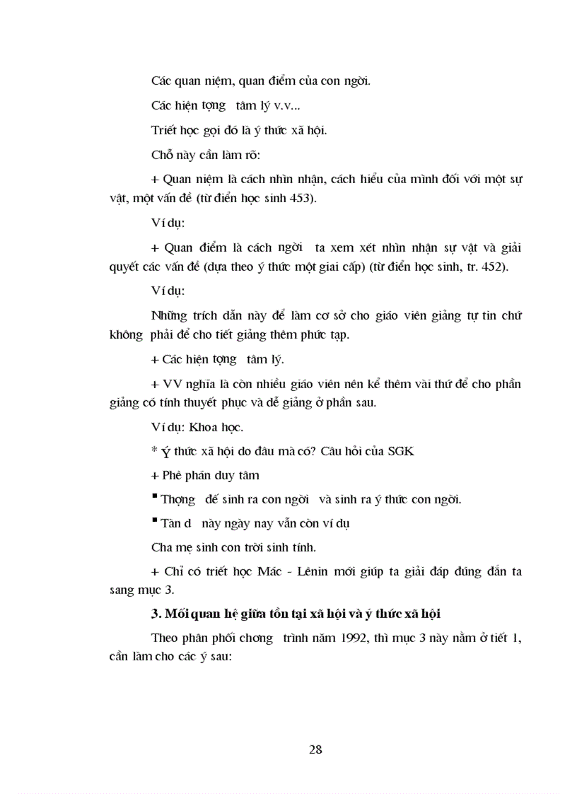 image for page Bài dạy môn triết học