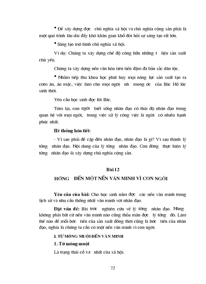 image for page Bài dạy môn triết học