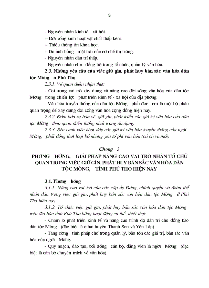 image for page Nhân tố chủ quan với việc giữ gìn phát huy bản sắc văn hóa dân tộc Mường tỉnh Phú Thọ hiện nay