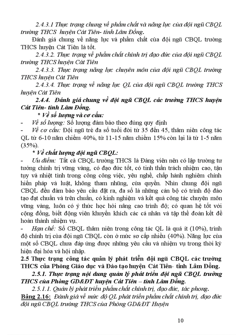 image for page Biện pháp quản lý phát triển đội ngũ CBQL trường THCS của Phòng Giáo Dục và Đào tạo huyện Cát Tiên tỉnh Lâm Đồng