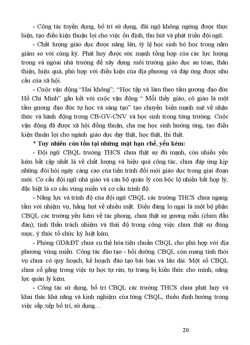 image for page Biện pháp quản lý phát triển đội ngũ CBQL trường THCS của Phòng Giáo Dục và Đào tạo huyện Cát Tiên tỉnh Lâm Đồng