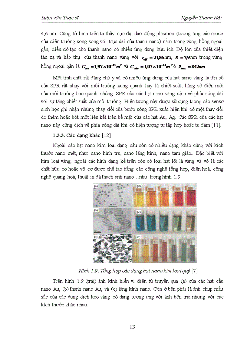 image for page Nghiên cứu các đặc trưng hóa học và tính chất quang của hạt vàng dạng cầu và ứng dụng trong đánh dấu kháng thể đơn dòng đặc hiệu HER2