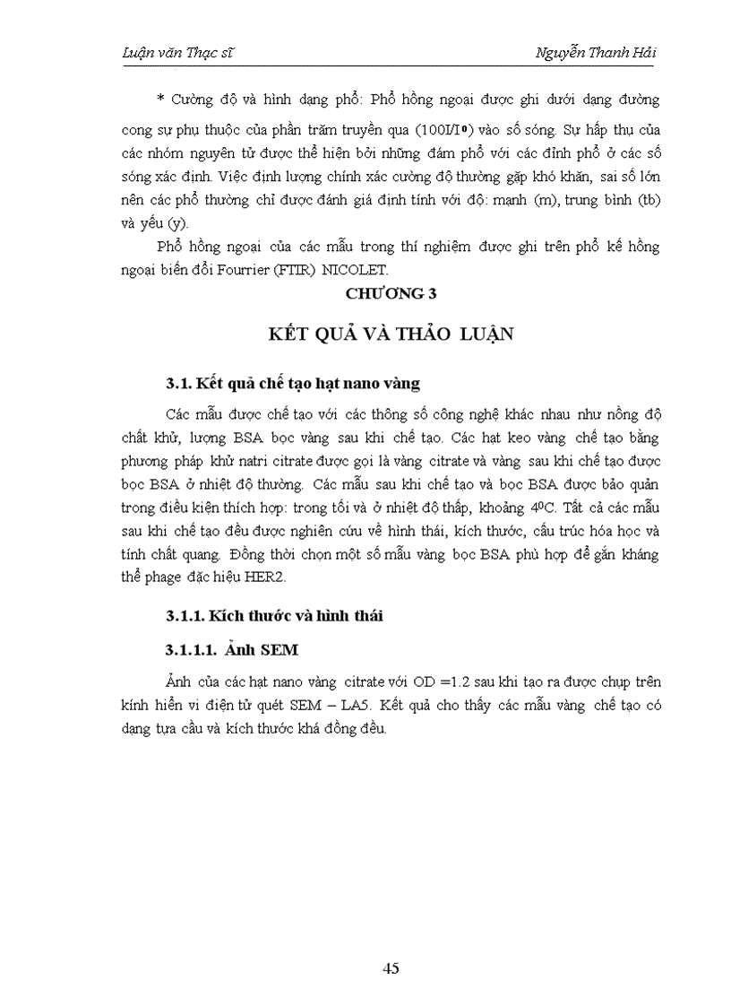 image for page Nghiên cứu các đặc trưng hóa học và tính chất quang của hạt vàng dạng cầu và ứng dụng trong đánh dấu kháng thể đơn dòng đặc hiệu HER2
