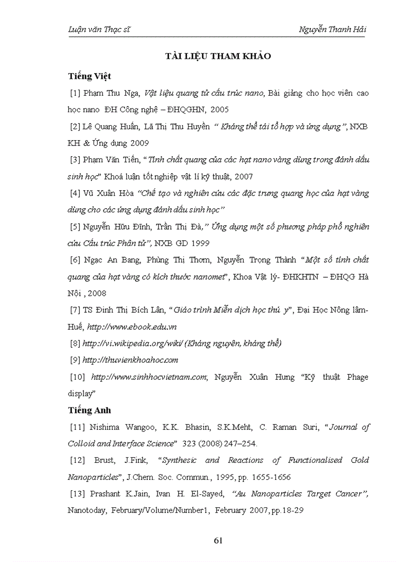 image for page Nghiên cứu các đặc trưng hóa học và tính chất quang của hạt vàng dạng cầu và ứng dụng trong đánh dấu kháng thể đơn dòng đặc hiệu HER2