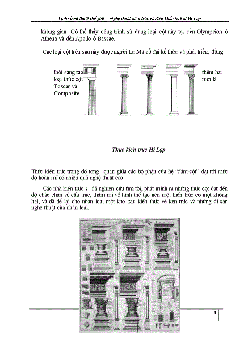 image for page Nghệ thuật kiến trúc và điêu khắc thời kì Hi Lạp cổ đại