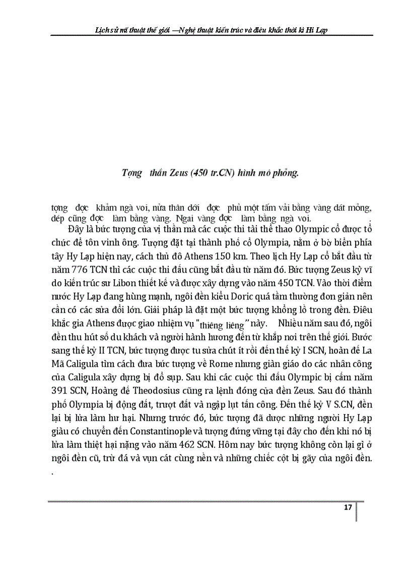 image for page Nghệ thuật kiến trúc và điêu khắc thời kì Hi Lạp cổ đại