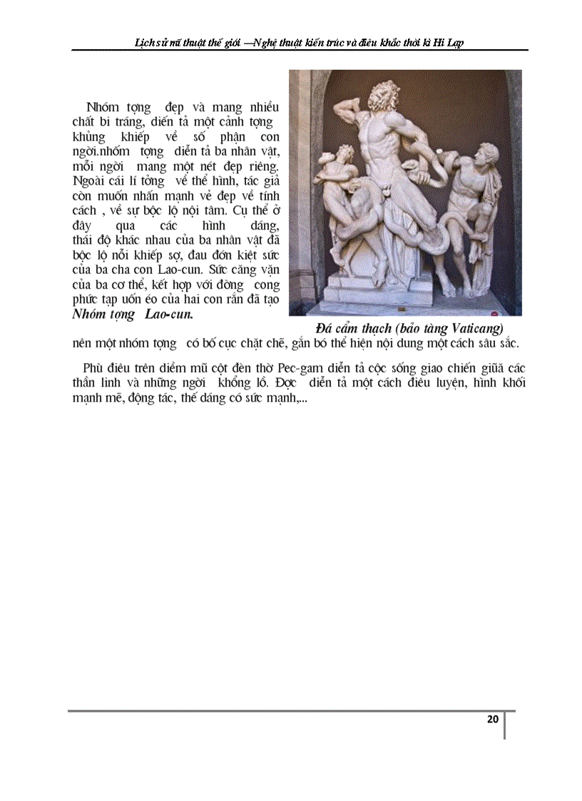 image for page Nghệ thuật kiến trúc và điêu khắc thời kì Hi Lạp cổ đại