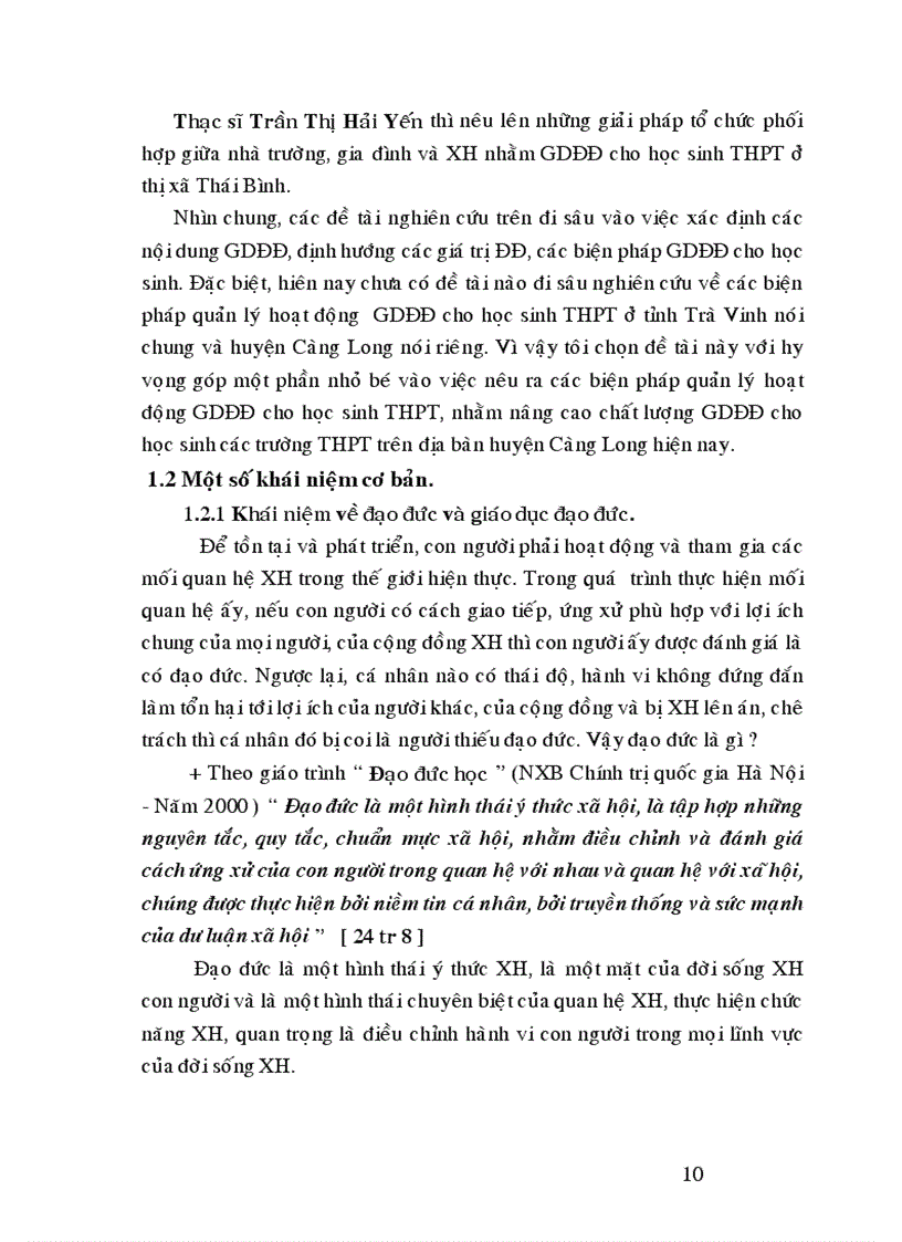 image for page Các biện pháp quản lý hoạt động giáo dục đạo đức cho học sinh của hiệu trưởng các trường trung học phổ thông huyện Càng Long tỉnh Trà Vinh