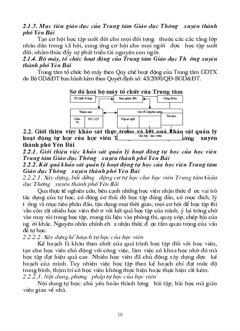 image for page Các biện pháp chủ yếu quản lý hoạt động tự học của học viên Trung tâm GDTX thành phố Yên Bái