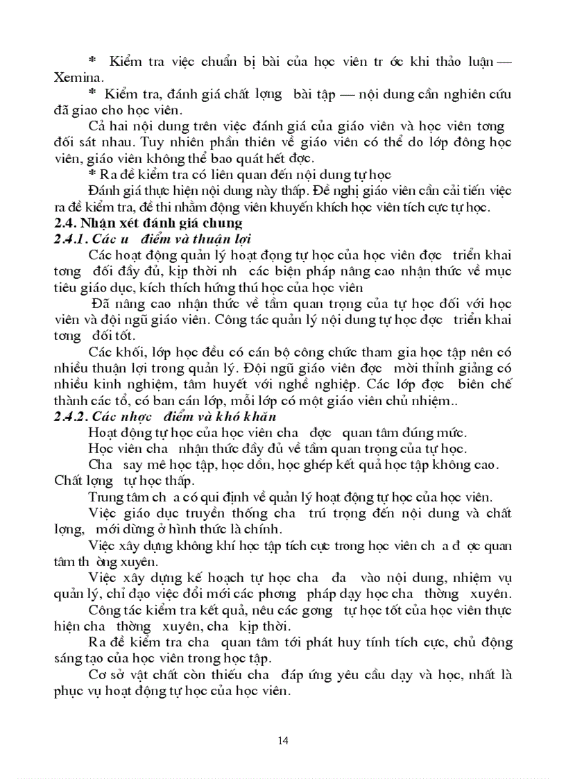 image for page Các biện pháp chủ yếu quản lý hoạt động tự học của học viên Trung tâm GDTX thành phố Yên Bái