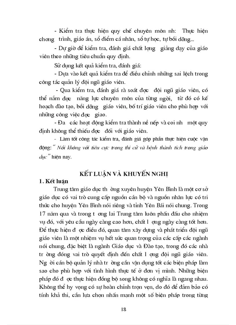 image for page Các biện pháp quản lý phát triển đội ngũ giáo viên ở trung tâm GDTX huyện Yên Bình đáp ứng yêu cầu phát triển của huyện