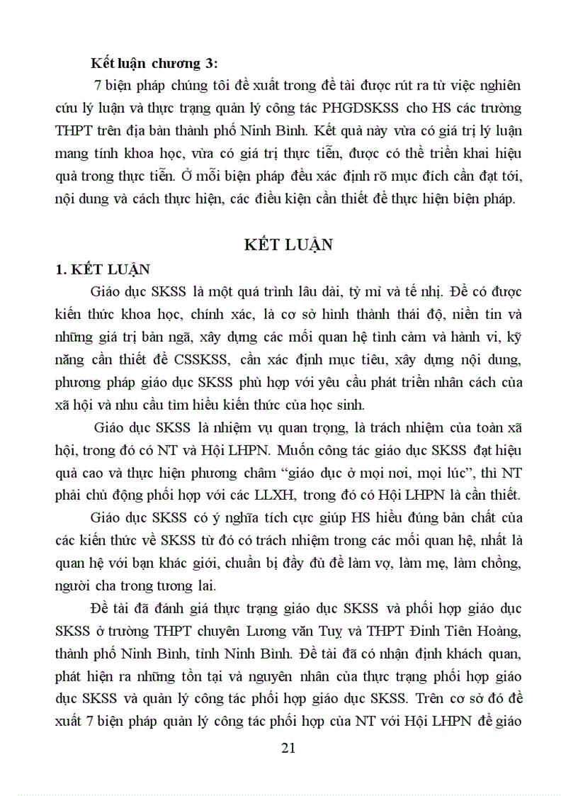 image for page Biện pháp phối hợp NT với Hội LHPN để GDSKSS cho HS các trường THPT thành phố Ninh Bình