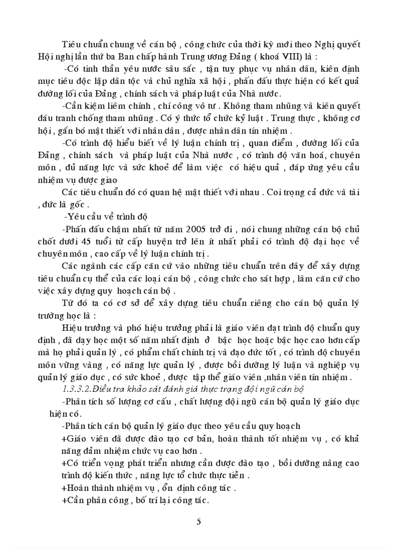 image for page Quy hoạch đội ngũ cán bộ quản lý trường học trực thuộc phòng GD huyện Châu Thành giai đoạn 2006 2015
