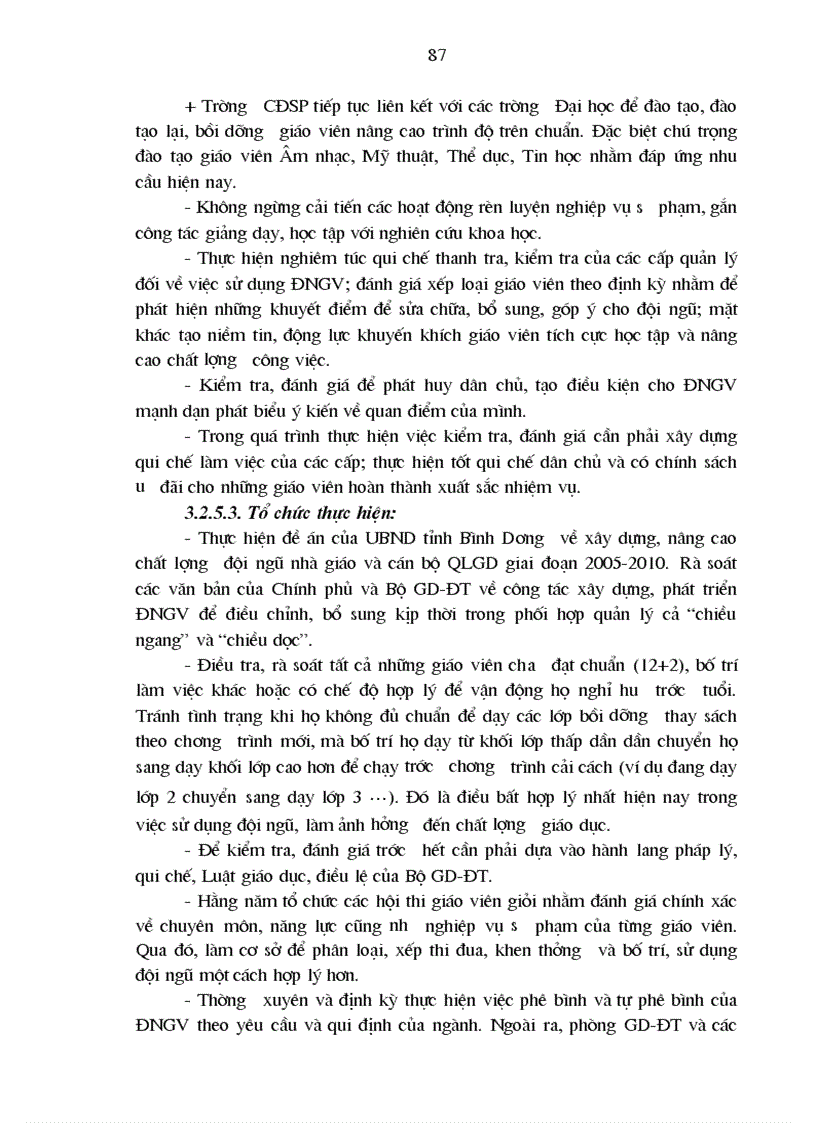 image for page Một số biện pháp xây dựng và phát triển đội ngũ giáo viên Tiểu học ở Thị xã Thủ Dầu Một Bình Dương giai đoạn 2005 2010 1