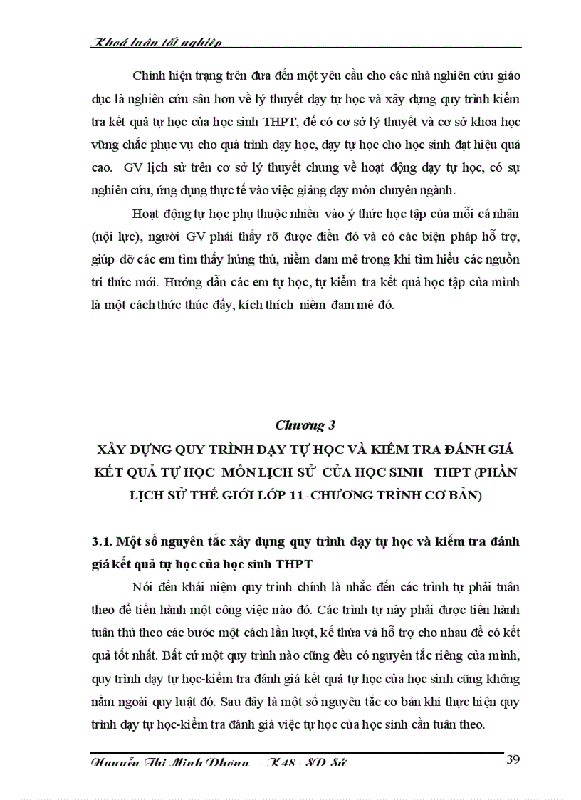 image for page Dạy tự học Xây dựng quy trình kiểm tra đánh giá kết quả tự học môn lịch sử ở trường Trung học phổ thông chương trình lịch sử thế giới lớp 11 Chương trình cơ bản